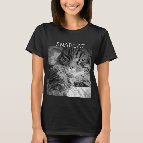 Snapcat Cat Selfie T_Shirt