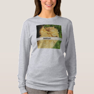 Snapcat Orange Kitty Selfy T-Shirt