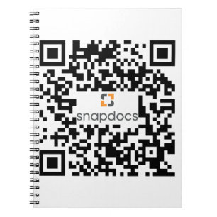 snapdocs qr-code notebook
