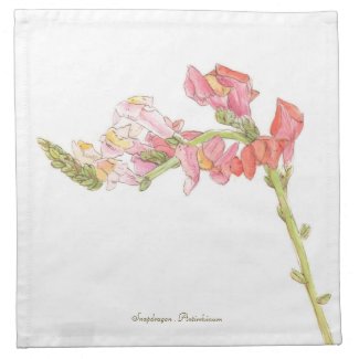 Snapdragon  cloth napkin