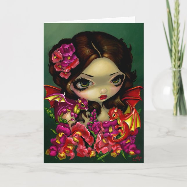 "Snapdragon Fairy" Greeting Card (Front)