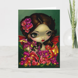 "Snapdragon Fairy" Greeting Card