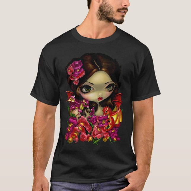 Snapdragon Fairy SHIRT dragon fantasy flower art (Front)