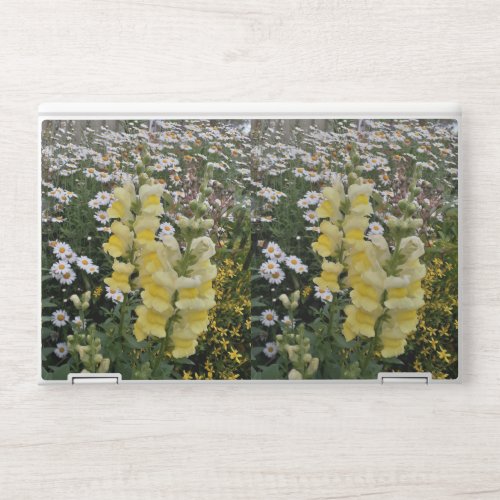 Snapdragon Floral Flower Irises Cottage Garden HP Laptop Skin