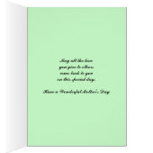 Snapdragon Flowers Greeting Card (Inside (Right))