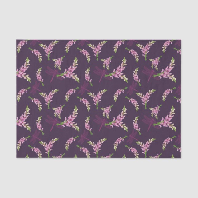 Snapdragon Plum Tissue Paper (Front)