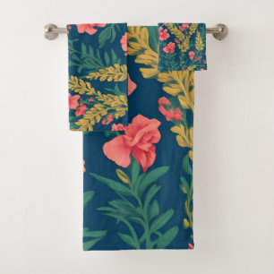 Snapdragon Rainbow Colorful Personalized Pattern Bath Towel Set