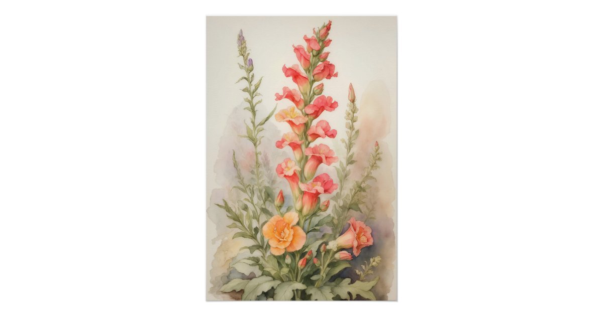 Snapdragon Splendor Poster | Zazzle