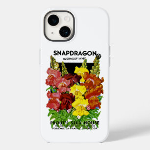 Snapdragon Vintage Seed Packet Case-Mate iPhone Ca 14 Case