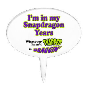 Snapdragon Years Cake Topper