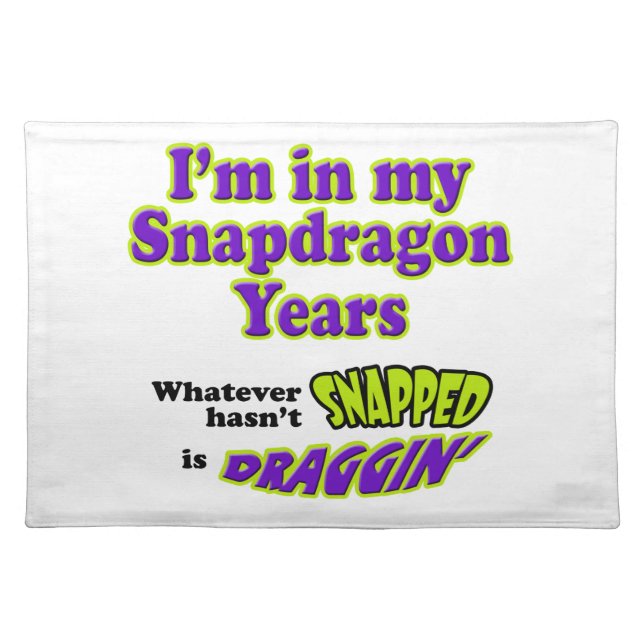 Snapdragon Years Placemat (Front)
