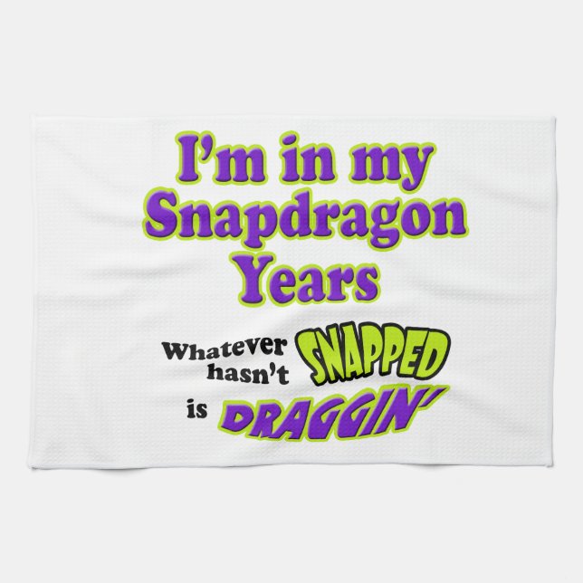 Snapdragon Years Towel (Horizontal)