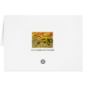 Snapdragons Card (Back Horizontal)