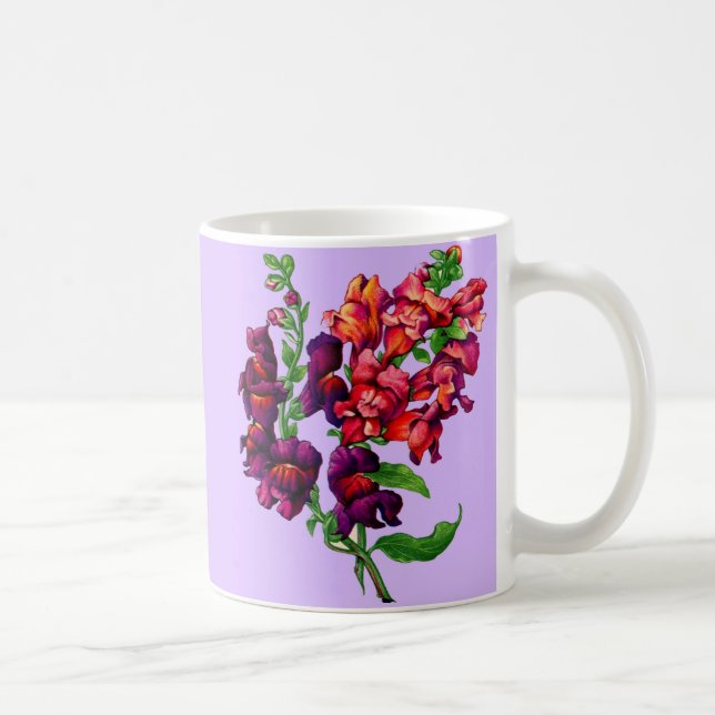 snapdragons coffee mug (Right)