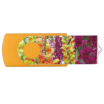 Snapdragons Colorful Floral Flash Drive