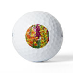 Snapdragons Colorful Floral Golf Balls