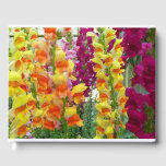 Snapdragons Colorful Floral Guest Book