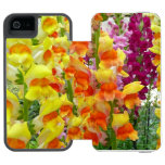 Snapdragons Colorful Floral Wallet Case For iPhone SE/5/5s