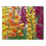 Snapdragons Colorful Floral Jigsaw Puzzle