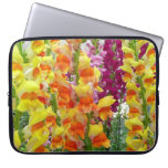 Snapdragons Colorful Floral Laptop Sleeve