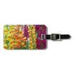 Snapdragons Colorful Floral Luggage Tag