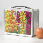 Snapdragons Colorful Floral Metal Lunch Box