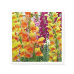 Snapdragons Colorful Floral Paper Napkins