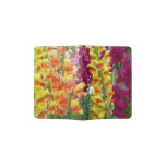 Snapdragons Colorful Floral Passport Holder