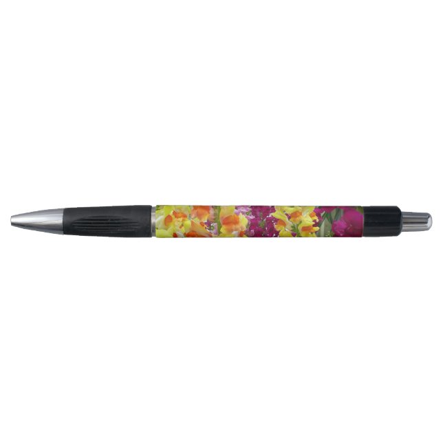 Snapdragons Colorful Floral Pen (Front)