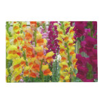 Snapdragons Colorful Floral Placemat