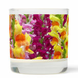 Snapdragons Colorful Floral Scented Candle