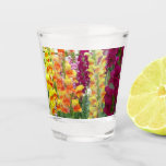 Snapdragons Colorful Floral Shot Glass
