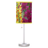 Snapdragons Colorful Floral Table Lamp (Right)