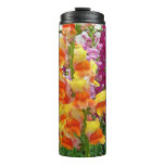Snapdragons Colorful Floral Thermal Tumbler