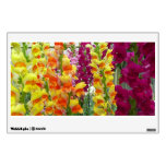 Snapdragons Colorful Floral Wall Sticker