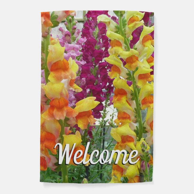 Snapdragons Garden Flag (Front)