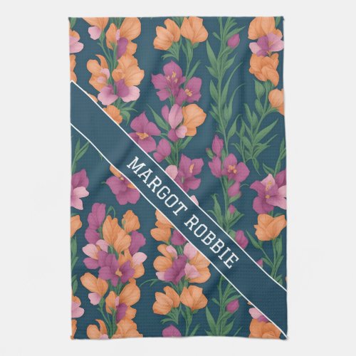 Snapdragons Rainbow Colorful Personalized Pattern Kitchen Towel