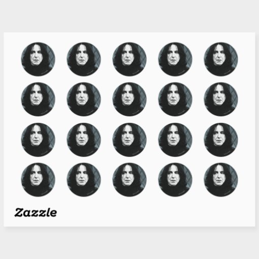 Snape 1 Classic Round Sticker Zazzle 6146