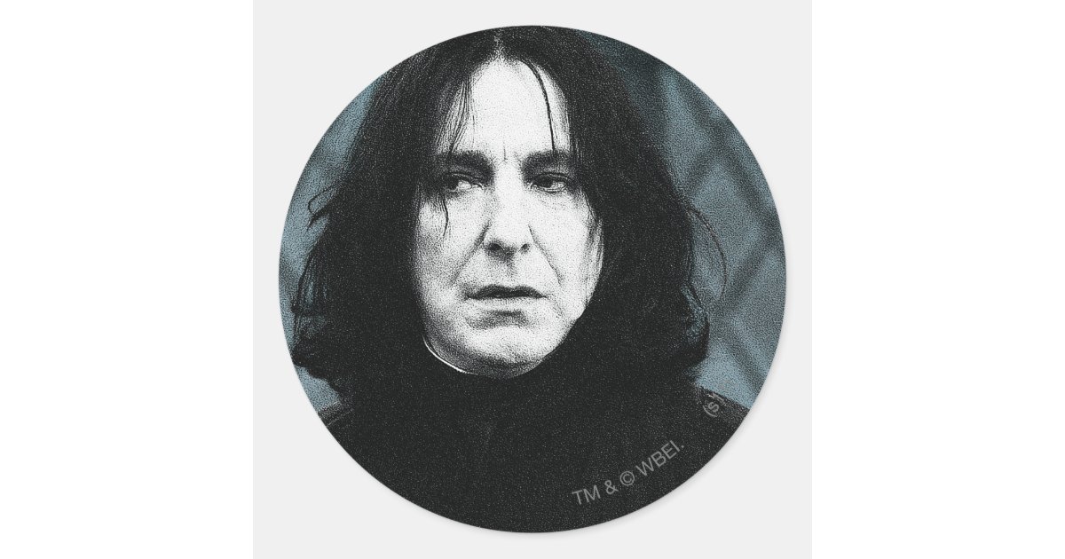 Snape 1 Classic Round Sticker Zazzle 0033