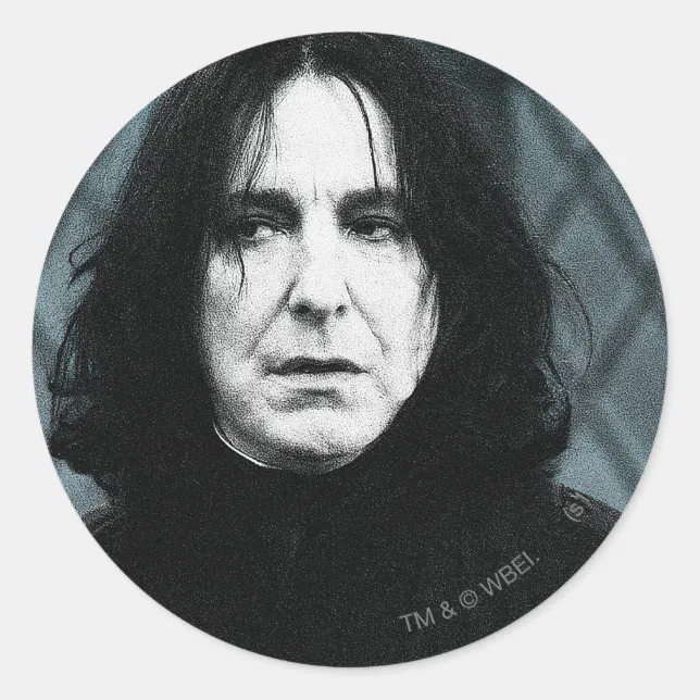 Snape 1 Classic Round Sticker Zazzle 1795