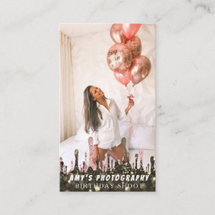 Snapping Special Moments Birthday Photographer Business Card