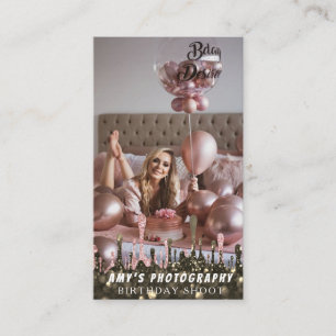 Snapping Special Moments Birthday Photographer Business Card