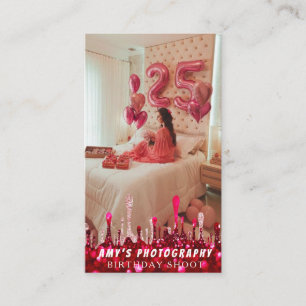 Snapping Special Moments Birthday Photographer Business Card