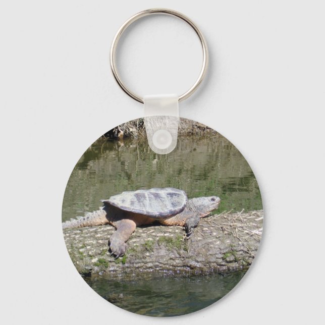 Snapping Turtle Keychain (Front)