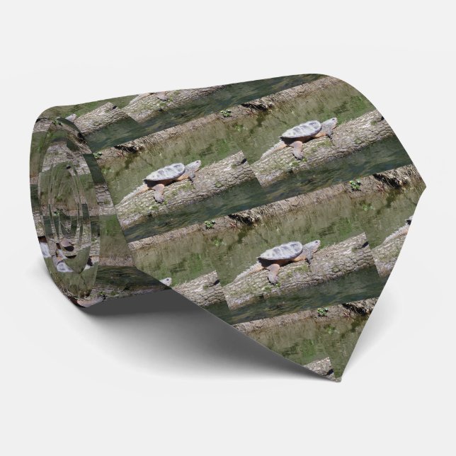 Snapping Turtle Neck Tie (Rolled)