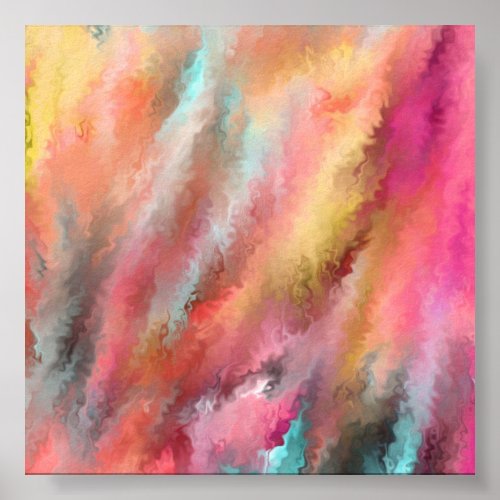 Snappy Abstract Art Poster