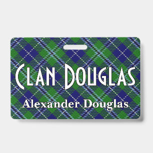 Snappy Clan Douglas Tartan Badge