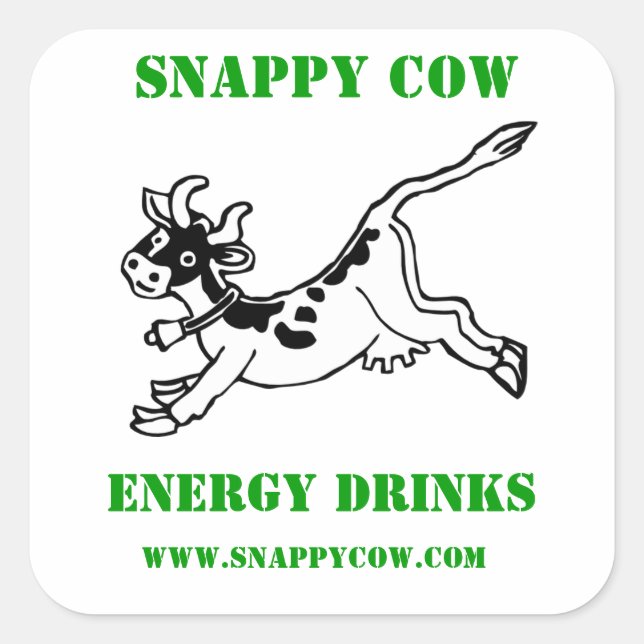 Snappy Cow stickers (Front)