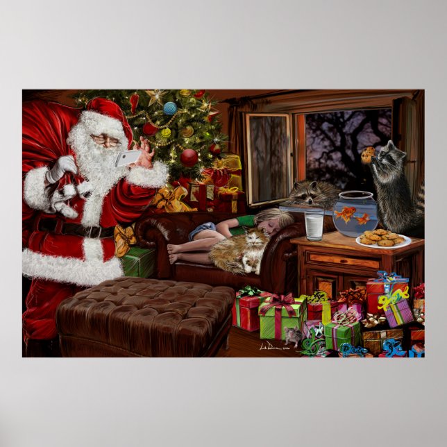 Snappy Santa Poster (Front)