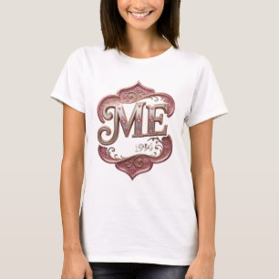 Snappy Silver ABSTRACT ART Artistic Motif T-Shirt